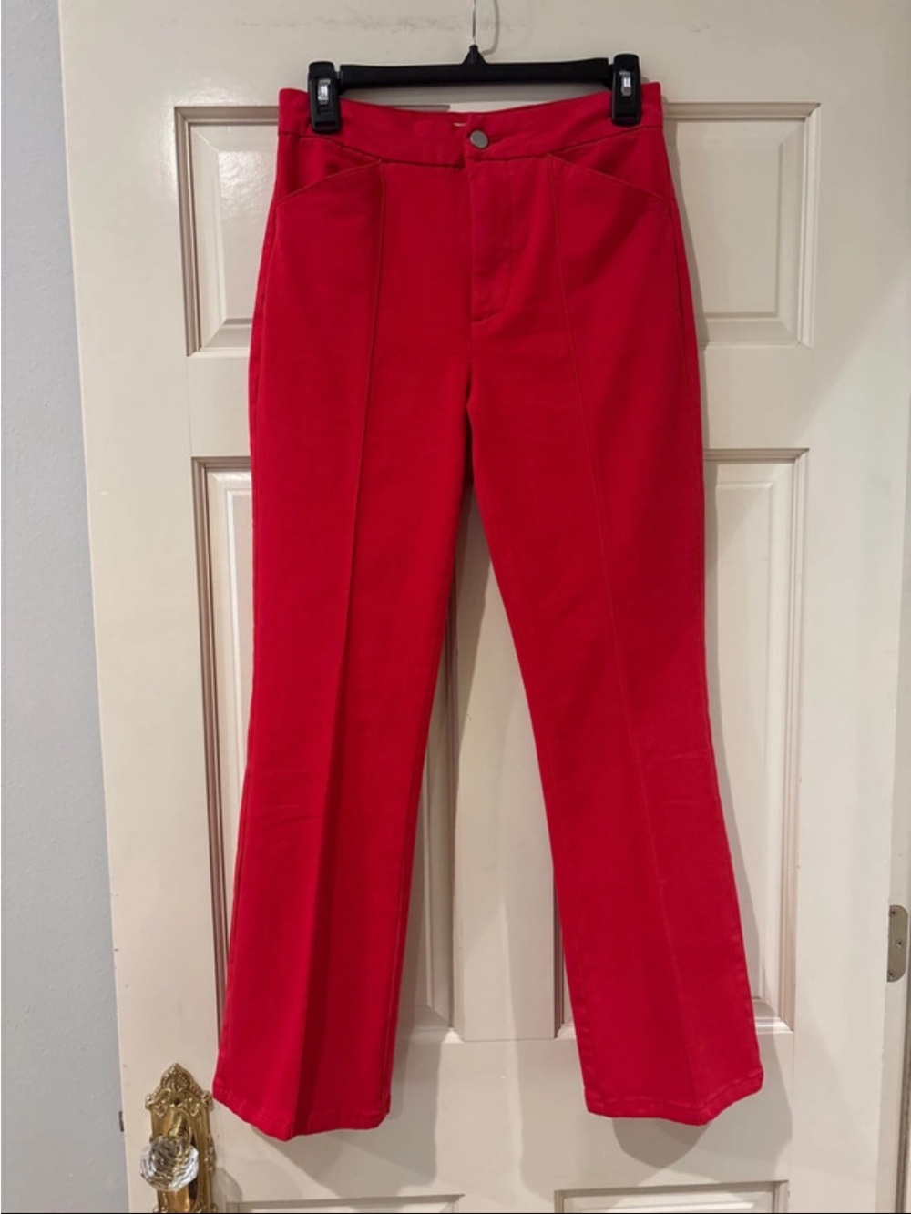 pistola Bright Red Flare Jeans